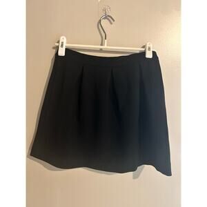 Black Pleated Madewell Skirt